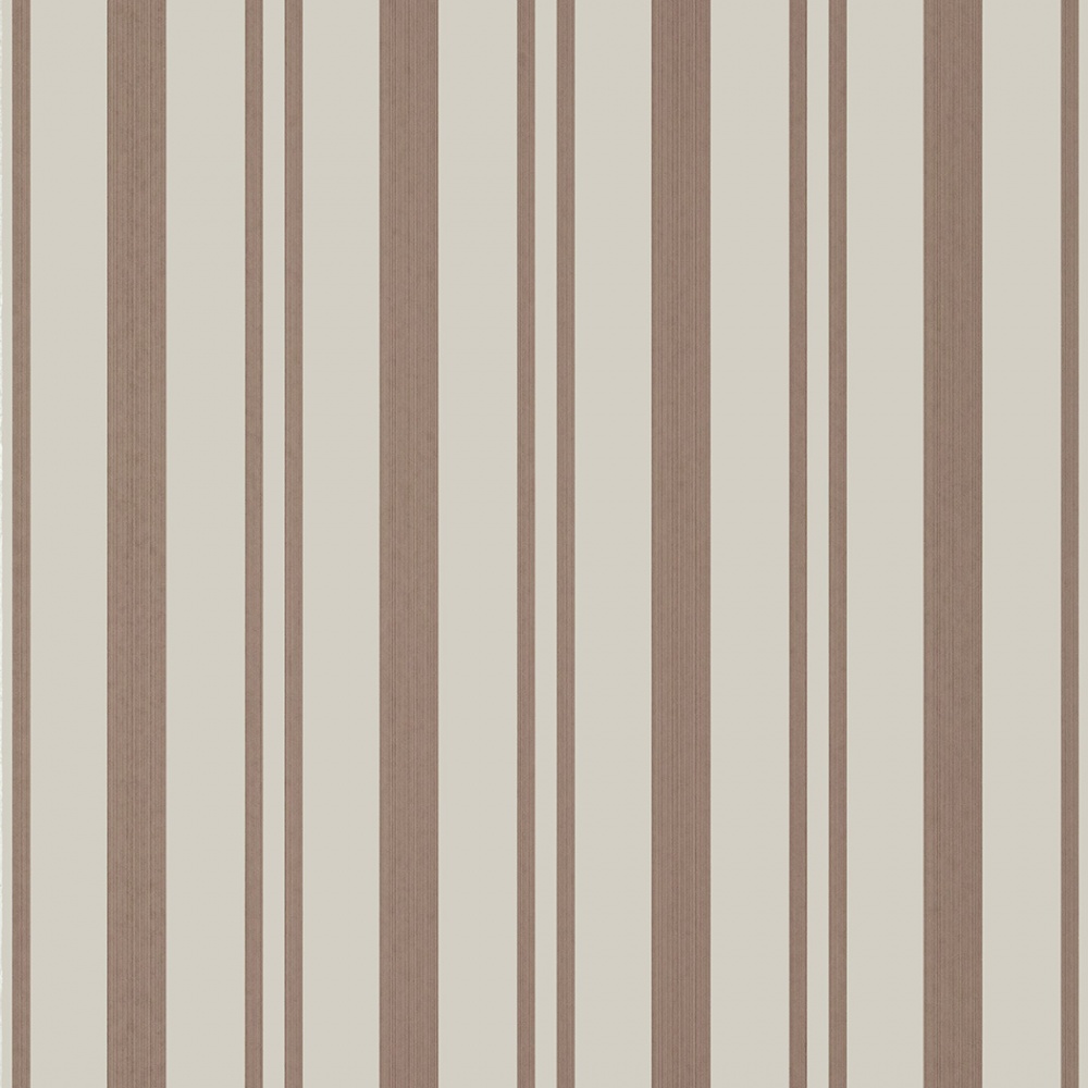 Thibaut Maggie Stripe Wallpaper in Brown